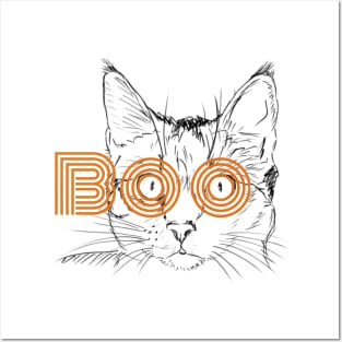 Boo Cat Posters and Art